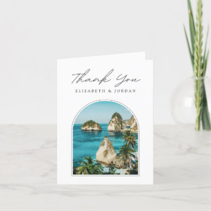 Remerciements Carte de remerciement photo Bali
