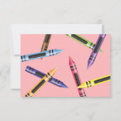 Remerciements Carte de remerciement photo rose pour le 2e annive (Dos)