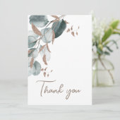 Remerciements Carte de remerciement plate (Debout devant)