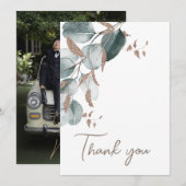 Remerciements Carte de remerciement plate (Devant / Derrière)