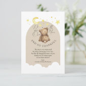 Remerciements Carte de remerciement plate (Debout devant)