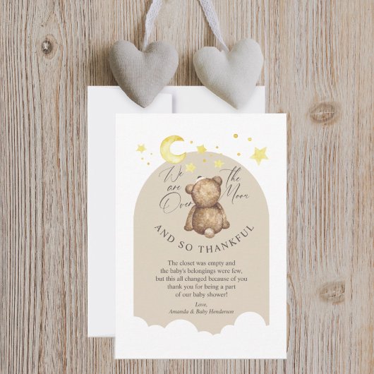 Remerciements Carte de remerciement plate