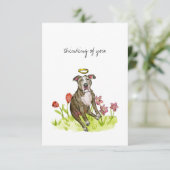 Remerciements Carte de remerciement plate (Debout devant)