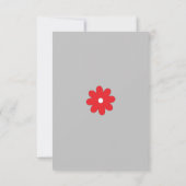 Remerciements Carte de remerciement plate (Dos)