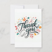 Remerciements Carte de remerciement plate 3,5" x 5" (Dos)