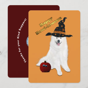 Remerciements Carte de remerciement plate 5X7 pouces Halloween S