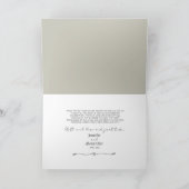 Remerciements Carte de remerciement pliée (Intérieur)