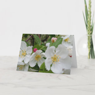 Remerciements Carte de remerciement pliée Cherry Blossom Surpris