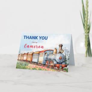 Remerciements Carte de remerciement pliée pour anniversaire de t
