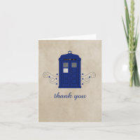 Carte de Remerciement Police Box v6