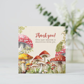 Remerciements Carte de remerciement pour Baby Shower A Little Fu