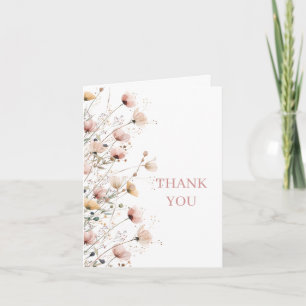 Remerciements carte de remerciement pour baby shower fille baby