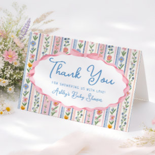 Remerciements Carte de remerciement pour baby shower Grandmillen