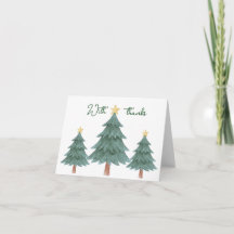 Carte de remerciement pour Baby Shower Merry Littl