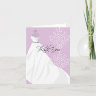 Remerciements Carte de remerciement pour douche de mariée | Viol