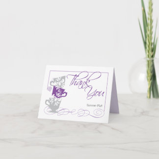 Remerciements Carte de remerciement pour douche de mariée | Viol
