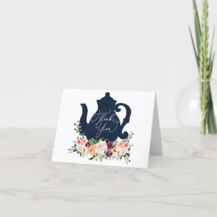 Remerciements Carte de remerciement pour douche Time for Tea