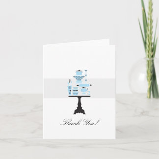Remerciements Carte de remerciement pour la douche de mariage