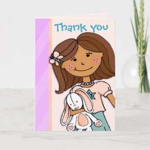 Remerciements Carte de remerciement pour l'anniversaire d'une fi