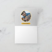 Remerciements Carte de remerciement pour les diplômes de casquet (Intérieur)