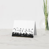 Remerciements Carte de remerciement pour les diplômes de casquet (Dos)