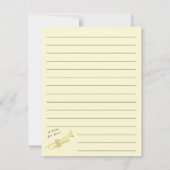 Remerciements Carte de remerciement pour professeur de groupe de (Dos)