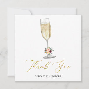 Remerciements Carte de remerciement pour un brunch et une douche