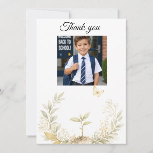 Remerciements Carte de remerciement pour un enseignant avec une