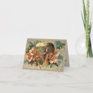 Remerciements Carte de remerciement pour un jardin de fleurs