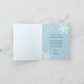 Remerciements Carte de remerciement pour une fête d'anniversaire (Intérieur)