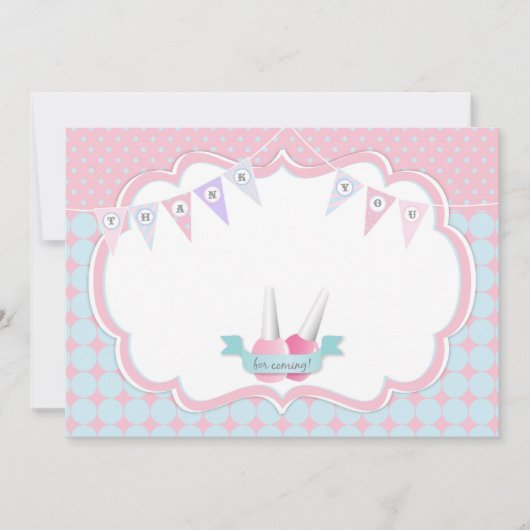 Remerciements Carte de remerciement pour une soirée de manucure  (Devant)