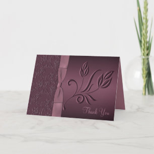 Remerciements Carte de remerciement Purple Passion