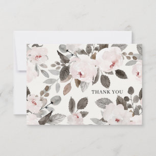 Remerciements Carte de remerciement Roses Roses chéries
