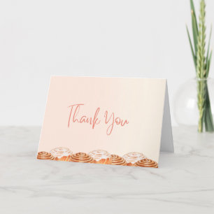 Remerciements Carte de remerciement Roulé à la cannelle – Pâtiss