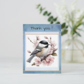 Remerciements Carte de remerciement simple (Debout devant)