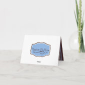 Remerciements Carte de remerciement simplement envoyée (Dos)