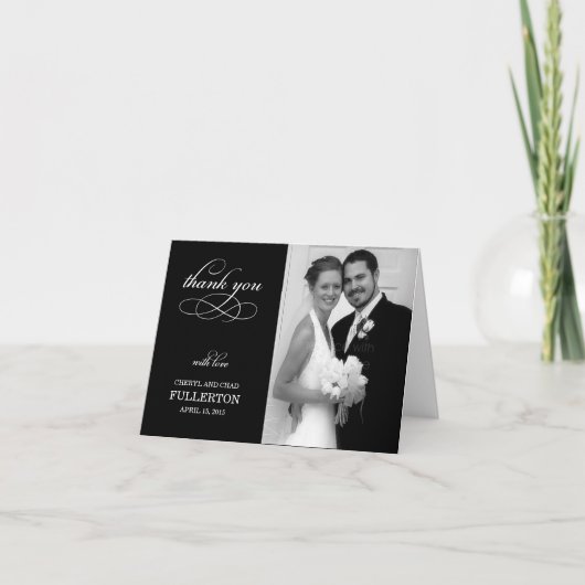 Remerciements Carte de remerciement simplement jolie (Devant)