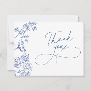 Remerciements Carte de remerciement Something Blue