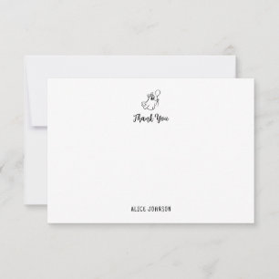 Remerciements Carte de remerciement Spooky Sweet A Little Boo