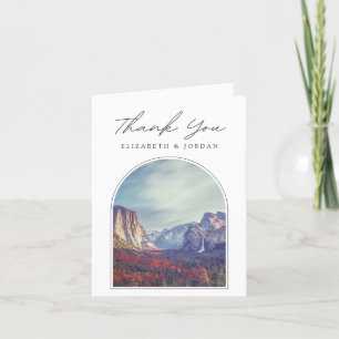 Remerciements Carte de remerciement vierge Yosemite