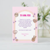 Remerciements Carte de remerciement Young, Wild, & Three (Debout devant)