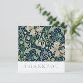 Remerciements Carte de remerciements: WILLIAM MORRIS : HONEYSUCK (Debout devant)