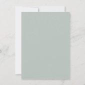 Remerciements Carte de réponse de mariage à l'écriture simple mo (Dos)