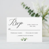 Remerciements Carte de réponse Mariage (Debout devant)