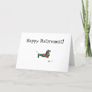 Remerciements Carte de retraite plissée