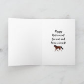 Remerciements Carte de retraite pour aller au pré (Intérieur)