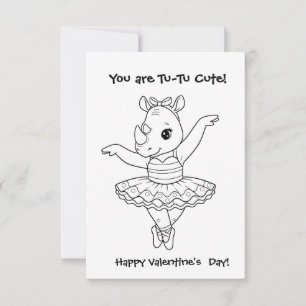Remerciements carte de Saint-Valentin pour la classe avec labyri