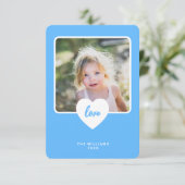 Remerciements Carte de Saint-Valentin pour photo de classe avec  (Debout devant)