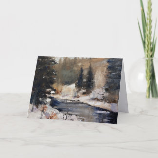 Remerciements Carte de Sarvis en hiver, Steamboat Springs, CO