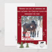 Remerciements Carte de séjour (Devant / Derrière)